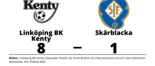 Linköping BK Kenty utklassade Skärblacka på hemmaplan