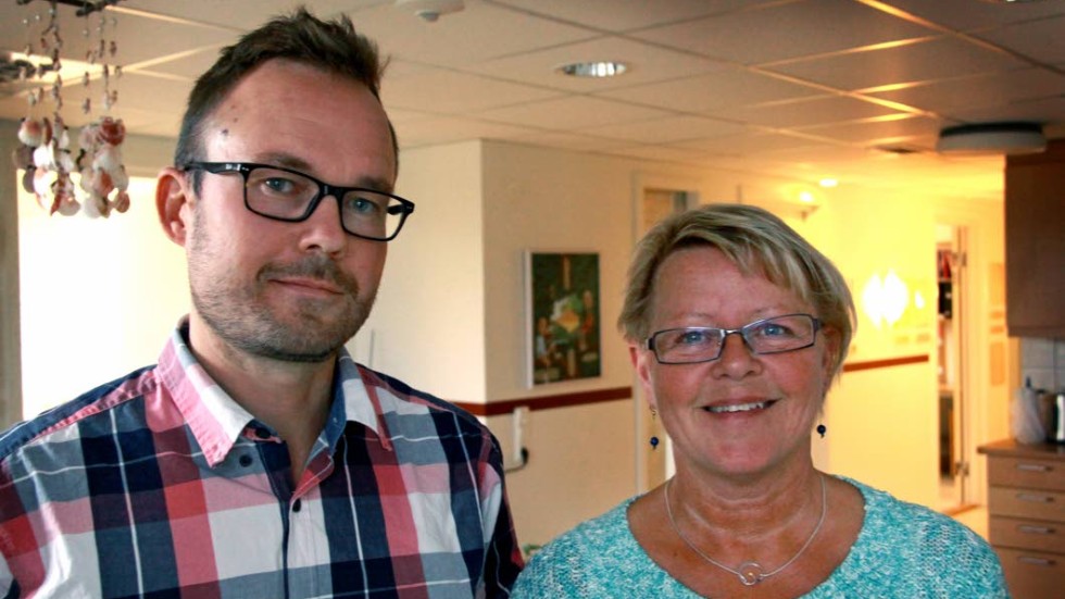 Lärare på Lärcentrum: Johan Pettersson och Inger Carlström.