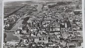 Norrköping sett från ett flygplan