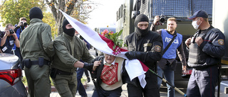 Hyllad 73-åring gripen vid Minskprotest
