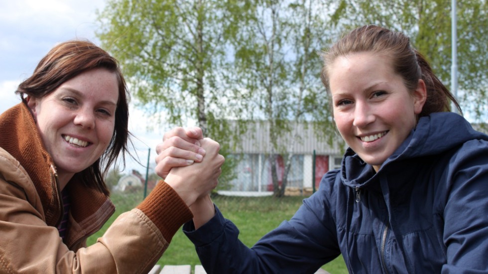 Två duktiga anfallare: Caroline Phalén och Camilla Näslund. Phalén kom tvåa i vår sammanställning med 111 mål.