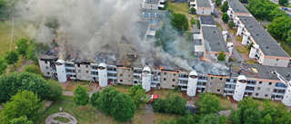 Grovt brott bakom lägenhetsbrand utreds