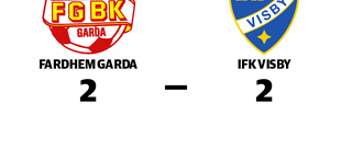 Oavgjort toppmöte mellan Fardhem Garda och IFK Visby