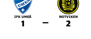 Notviken besegrade IFK Umeå på bortaplan