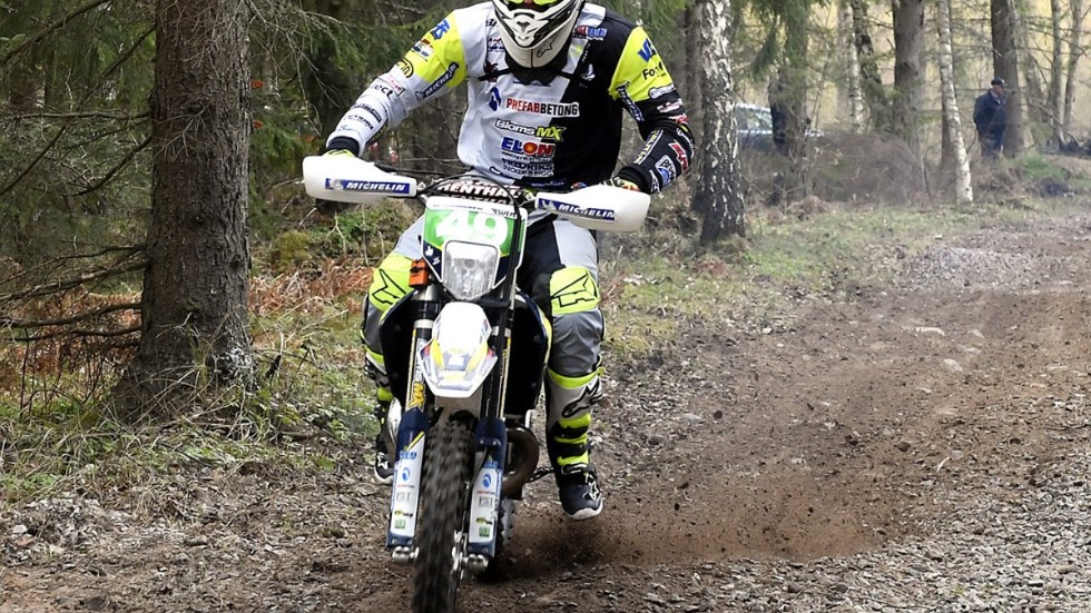 Markus Lundgren körde årets första deltävling i helgen och blev tvåa.
