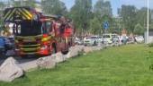 Brinnande madrass orsakade larmpådrag 