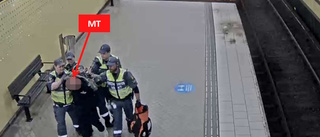 Tumultartade scener: Här grips våldsam Eskilstunabo i tunnelbanan