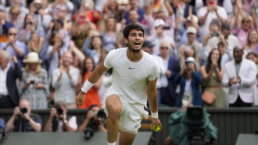 Carlos Alcaraz vann Wimbledon.