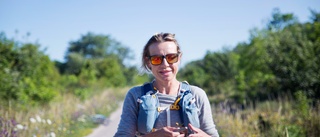 Ultralöparen Jenny Lindroth tog sig runt Gotland i det nya loppet
