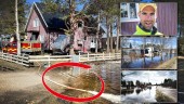 Älv i Norrbotten svämmar över: "Källaren är som en swimmingpool"