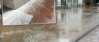 Skellefteå battered by hail storm - see pictures and video clips