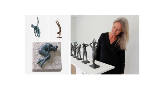 Begränsad upplaga bronsskulpturer från Eva Larsson