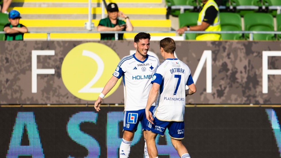 Vito Hammershöy-Mistrati gjorde sitt första mål för IFK Norrköping i bortasegern mot Varberg.