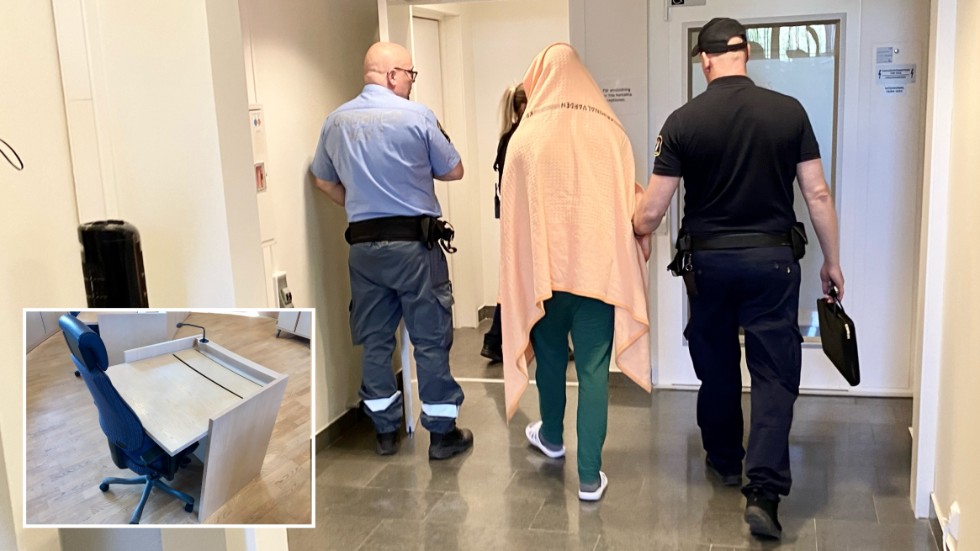 The 20-year-old charged with murder on his way in to listen to the testimony from a sibling. The fifth day of the trial on Wednesday was a piece of Swedish judicial history: four relatives of two people charged with murder testified to the close relatives’ participation in the violent act committed in Malå in mid-February.