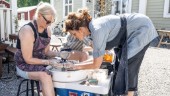 Kreativt och socialt på Norrbottens första keramikkollo