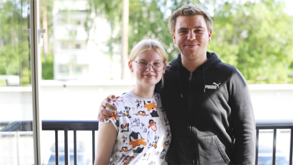 Olga Patrashku and Anton Sherstiachenko fled the war in Ukraine and now work full-time in healthcare in Skellefteå.