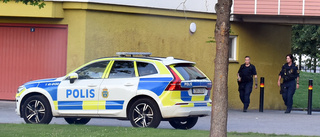 Polisinsats i Lagersberg redan tidigt på lördagskvällen