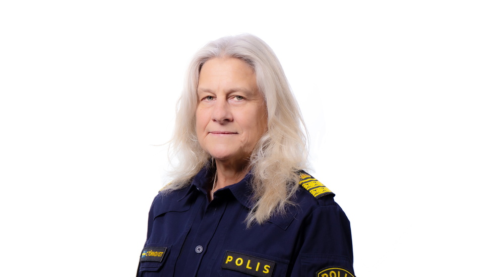 Catharina Törnqvist, kommissarie på internationella enheten vid polisens Nationella operativa avdelning (Noa), som varit med och tagit fram metoden "Rätt kurva". Pressbild.