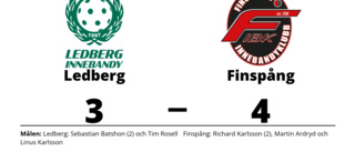 Ledberg tappade matchen i tredje perioden mot Finspång