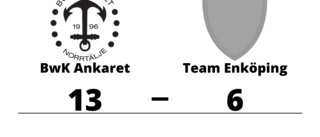 Team Enköping utklassat av BwK Ankaret borta