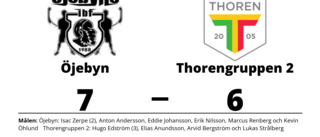 Öjebyn vann i förlängningen mot Thorengruppen 2