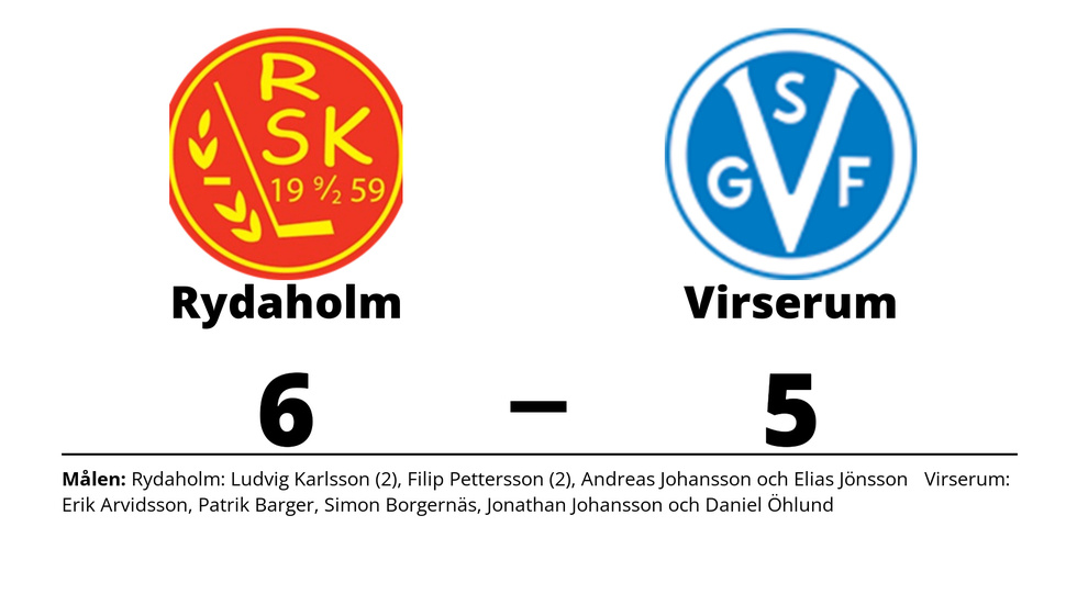 Rydaholms SK vann mot Virserums SGF