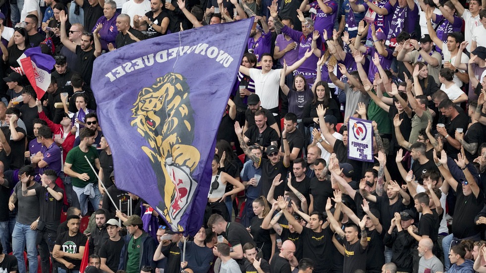 Fiorentinas fans ropade rasistiska tillmälen – nu straffas klubben. Arkivbild.