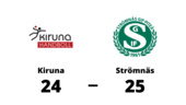 Tuff match slutade med seger för Strömnäs mot Kiruna