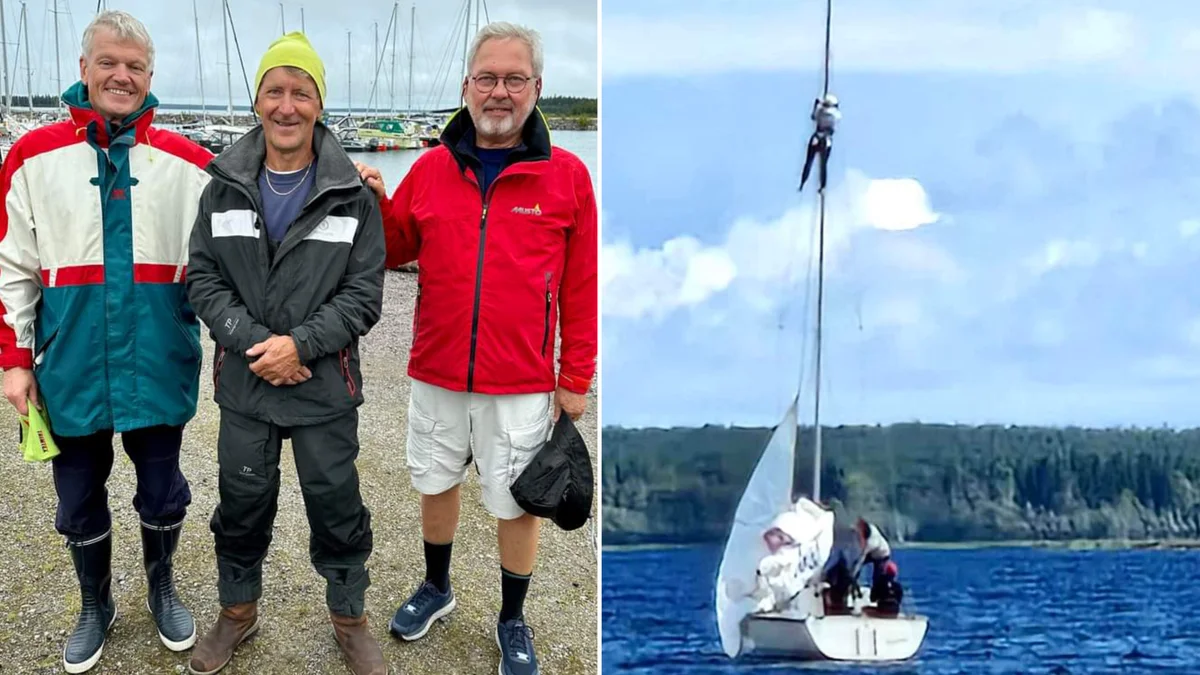 Fördel Jan när Daniel skickade upp dottern i masten
