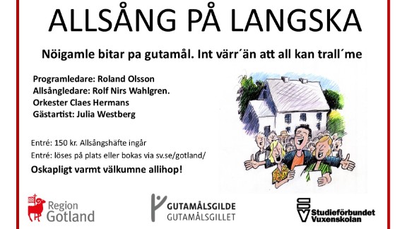 Allsång på Langska, Nöigamle låtar sum all kan trall´me