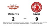Storförlust när Westervik föll mot Sävsjö i Bökensved Sporthall