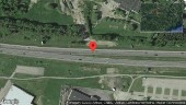 Singelolycka på E20 - helt stopp i ett körfält
