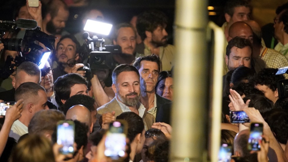 Santiago Abascal, ledare för ytterhögerpartiet Vox som backade rejält i det spanska valet.