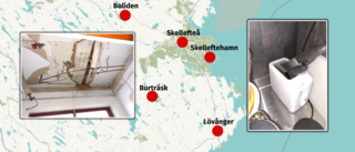 Platserna där olämpliga bostäder anmälts i Skellefteå