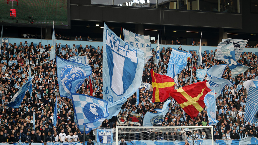 Malmö FF:s fans hoppas på SM-guld. Arkivbild.