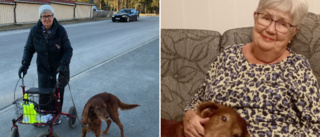 Ulla, 85, miste sin hund – påkörd på övergångsställe