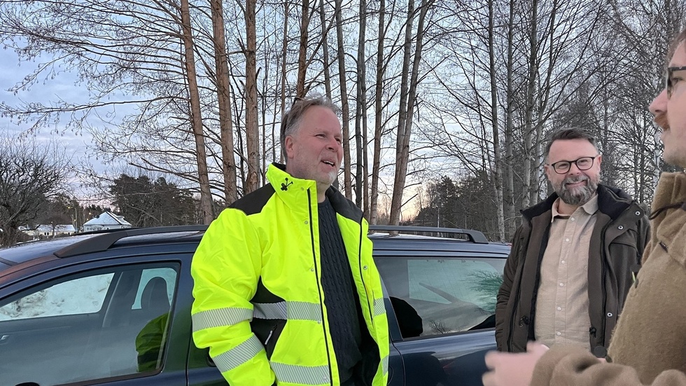 Roger Pettersson och Patrik Andersson på GS-facket.