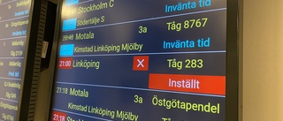 Stora tågproblem – två dagar i rad i länet