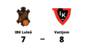 Förlust för IBK Luleå mot Vattjom med 7-8