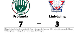 Förlust för Linköping mot Frölunda med 3-7