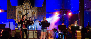 Unga musiker spred julstämning i kyrkan