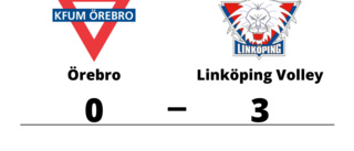 Linköping Volley vann i tre raka set borta mot Örebro