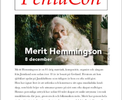 Merit Hemmingson på Jazzklubben 8/12