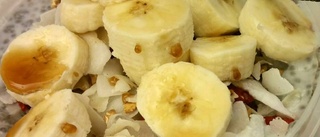 Frukosttipset: Chiapudding med banan och gojibär