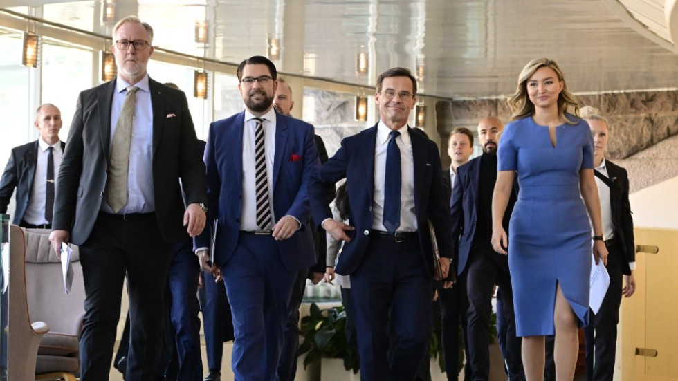 Hur kan man veta att den nya regeringen är inkompetenta?Dom har ju ännu inte tillträtt, skriver Bengt Wahlström, Eskilstuna. På bilden, Johan Persson, Jimmie Åkesson, Ulf Kristersson och Ebba Busch.