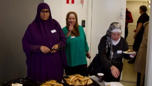 Samverkansprojekt på flera plan firades med mat och dryck i kulturhuset