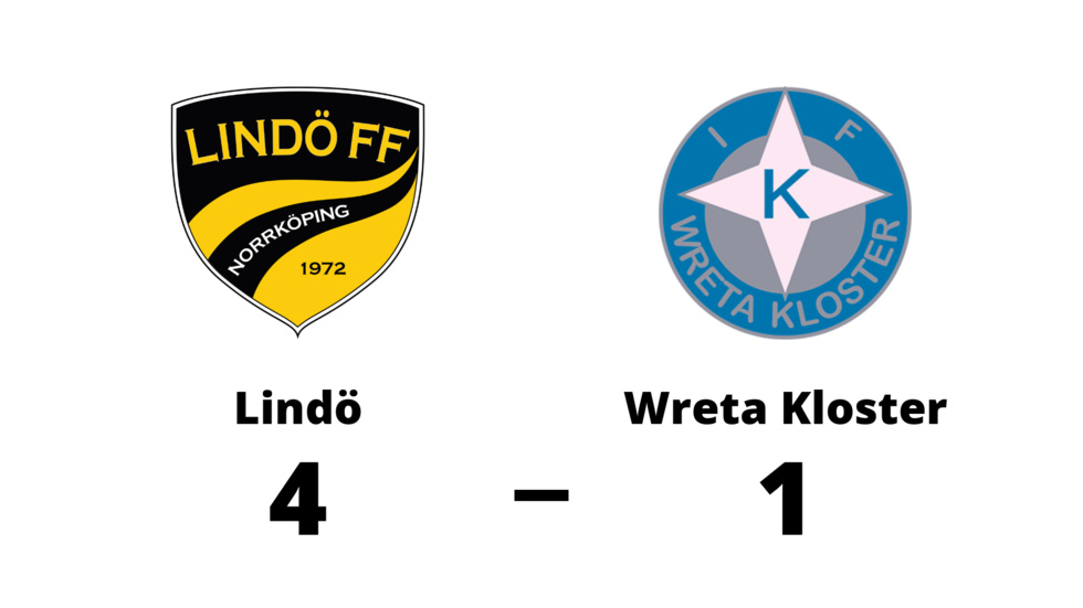 Lindö vann mot IFK Wreta Kloster