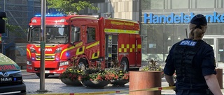 Brand i centrala Linköping – polisen utreder arbetsplatsolycka
