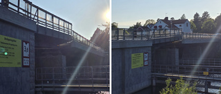 Nytt strul för Uppsalabro – fastnade i uppfällt läge