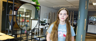 11-åring skänker sitt hår till cancersjuka: "Har sparat länge"